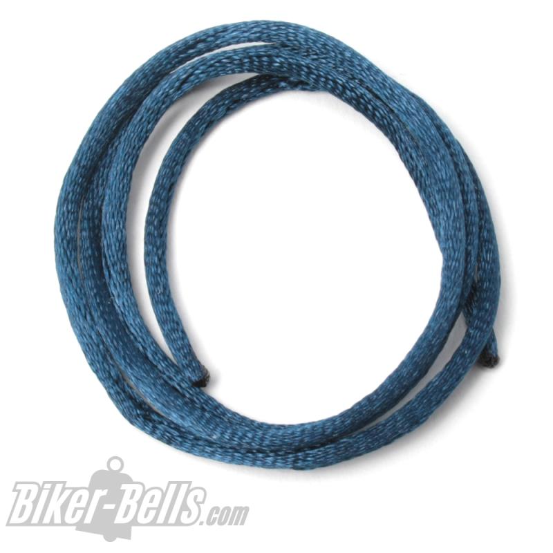 Tear-resistant 50cm cord in blue to attach Tibet Bells and other biker bells